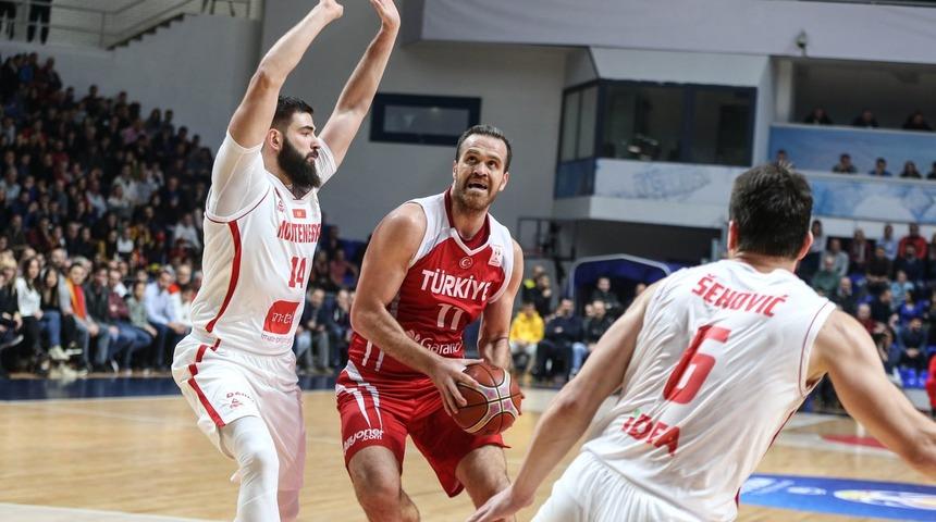 Karadağ 71 - 66 T&uuml;rkiye (2019 FIBA D&uuml;nya Kupası Avrupa Elemeleri)