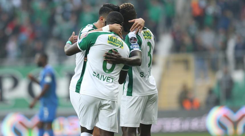 Bursaspor, Erzurumspor'a 'dur' dedi: 2-1