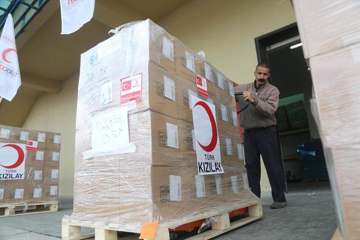 Türk Kızılayı'nın 8.5 tonluk ilaç yardımı yola çıktı  G1