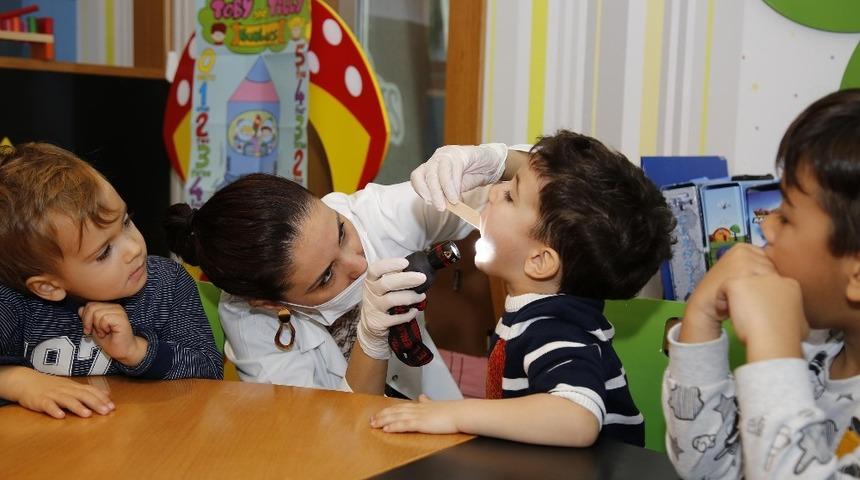 Ekolojik Kreş&rsquo;te diş sağlığı taraması