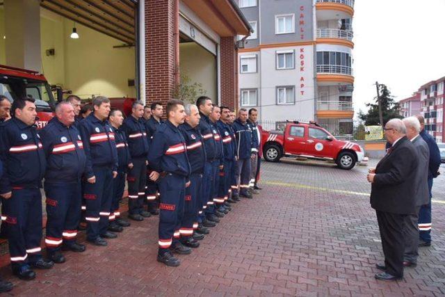 Başkan Albayrak’tan itfaiye ekiplerine tebrik