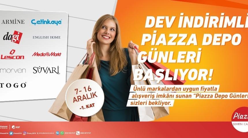 Piazza&rsquo;da depo indirim g&uuml;nleri başlıyor