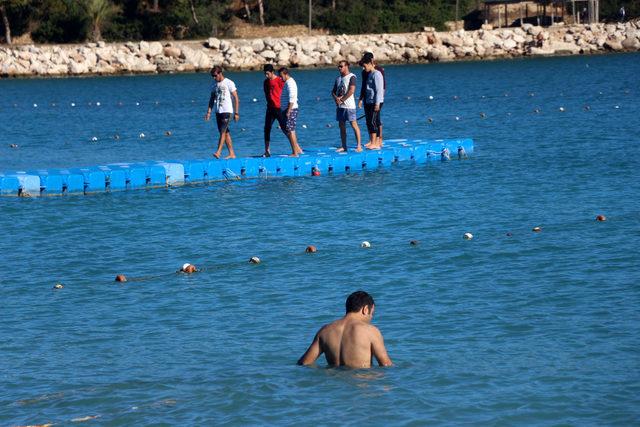 Kemer'de iki mevsim bir arada