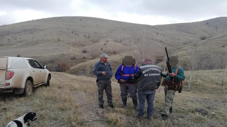 Kırıkkale&rsquo;de 7 avcıya ceza kesildi