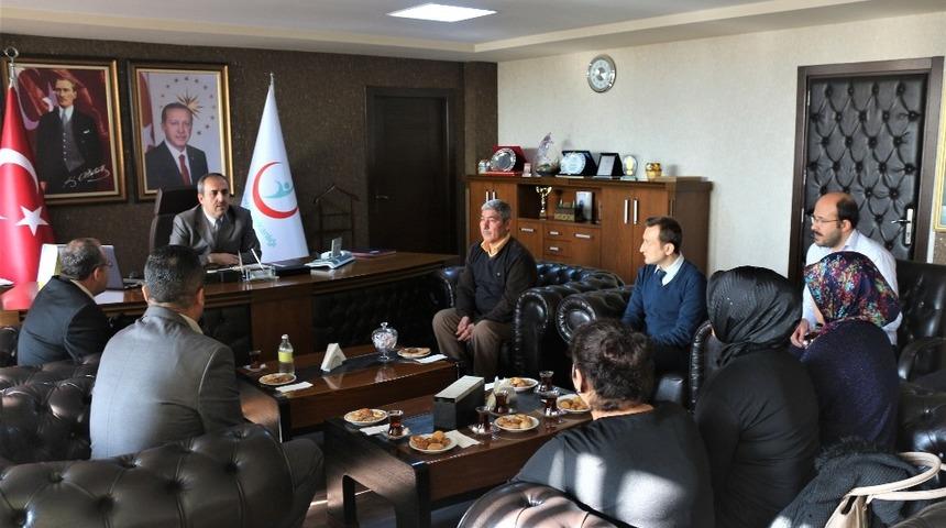 Bah&ccedil;acı, engelli personellerle bir araya geldi