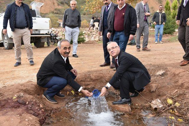 Köseali’de yeni içme suyu evlere verildi