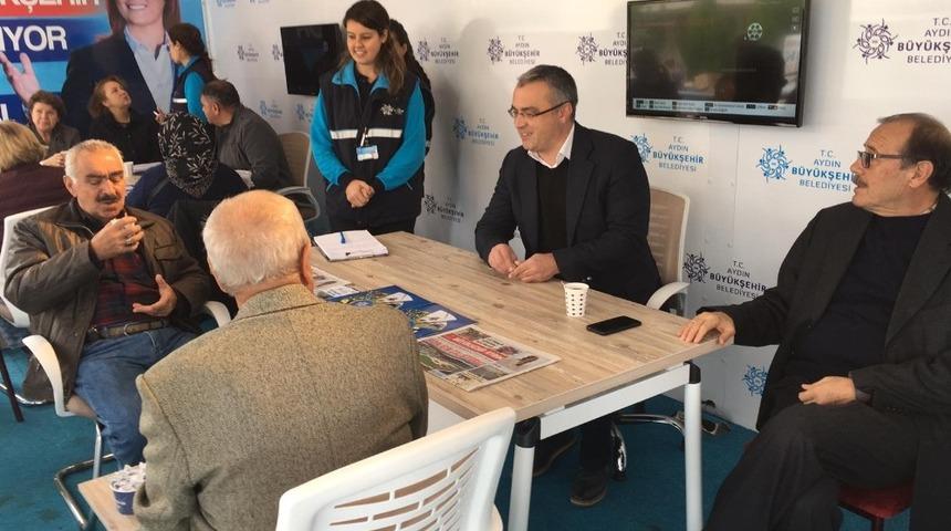 B&uuml;y&uuml;kşehir b&uuml;rokratları G&uuml;zel&ccedil;amlı&rsquo;da vatandaşlarla buluştu