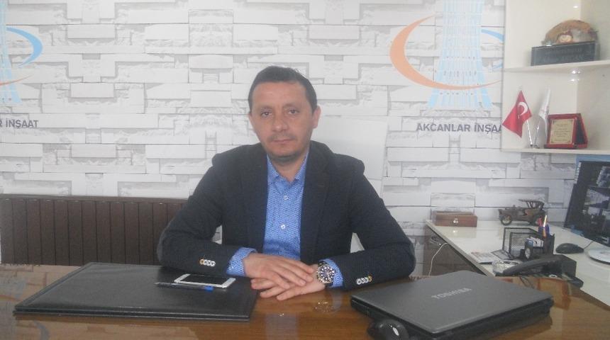İşadamı Akcan inşaat sektörünü değerlendirdi