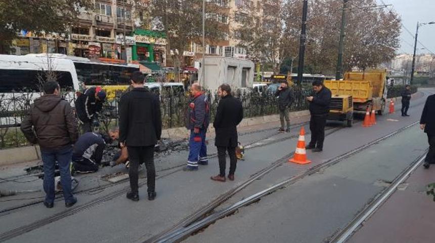 İstanbul'da tramvay seferlerinde aksama