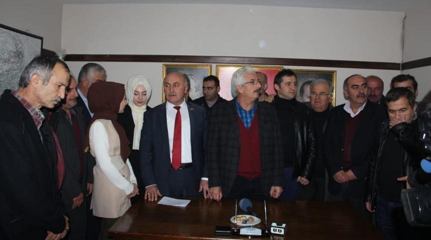 Ahmet S&ouml;zen İl Genel Meclis &uuml;yeliği başvurusunu yaptı