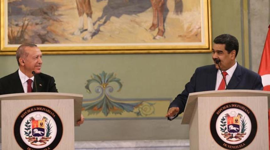 Cumhurbaşkanı Erdoğan'dan Venezuela'da flaş a&ccedil;ıklama!