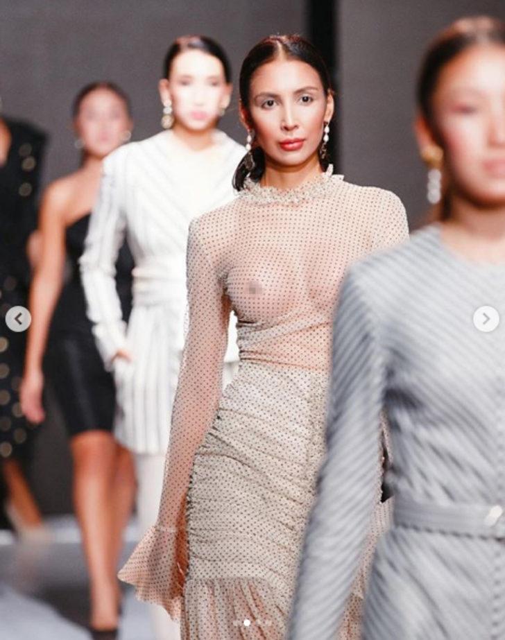 Defileye katılan vekilin elbisesi olay oldu G2