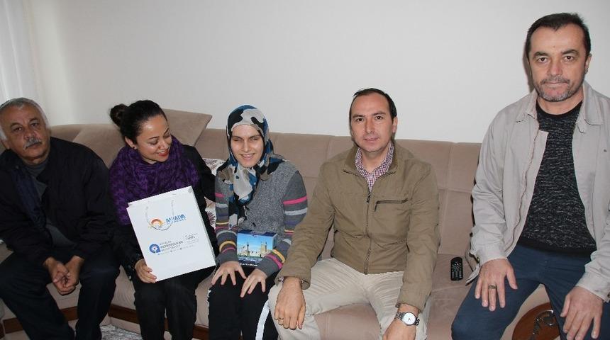 B&uuml;y&uuml;kşehir Belediyesi Serik&rsquo;te Engellileri ziyaret etti