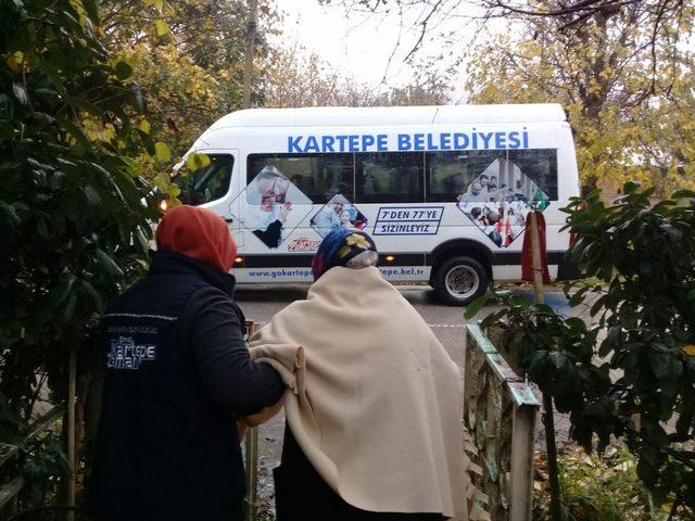 Kartepeli büyüklerin sinama keyfi