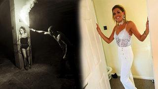 Fantezi ağır kaçtı, kendini yarı çıplak sokaklara attı!