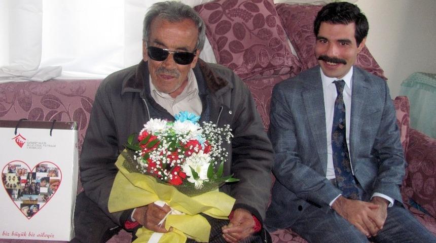 Kaymakam Bağlı’dan engellilere ziyaret