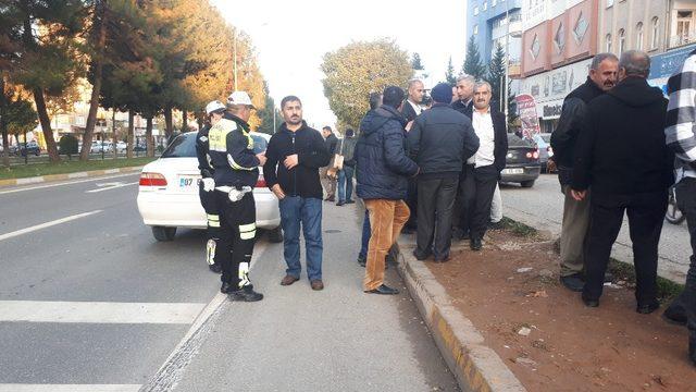 Otomobilin çarptığı yaya ağır yaralandı