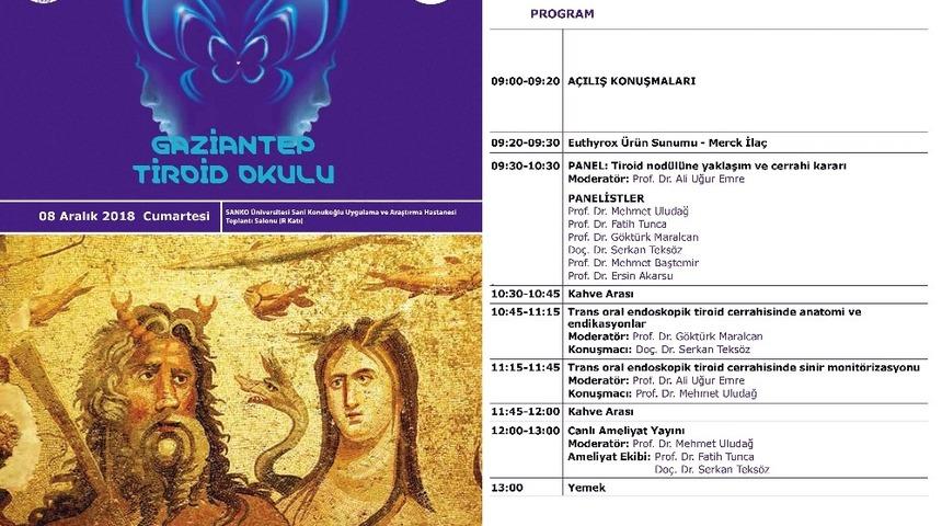 Gaziantep&rsquo;te &rsquo;Gaziantep Tiroid Okulu&rsquo; paneli d&uuml;zenlenecek