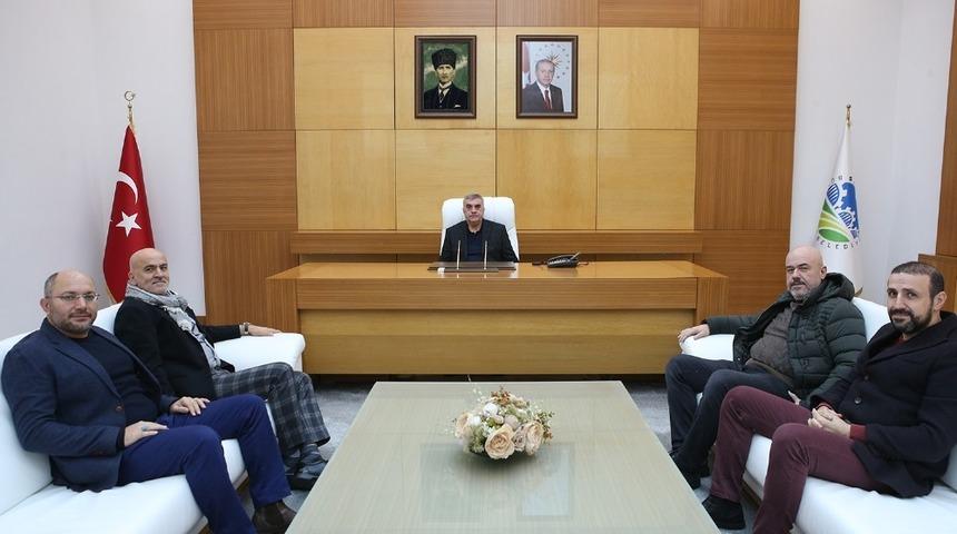 Başkan To&ccedil;oğlu, B&uuml;y&uuml;kşehir Basketbol y&ouml;netimi ile bir araya geldi