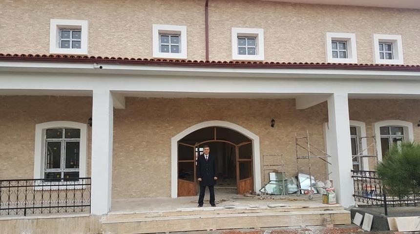 Başkan Yal&ccedil;ın, hanımlar lokalinin inşaat &ccedil;alışmalarını yerinde inceledi