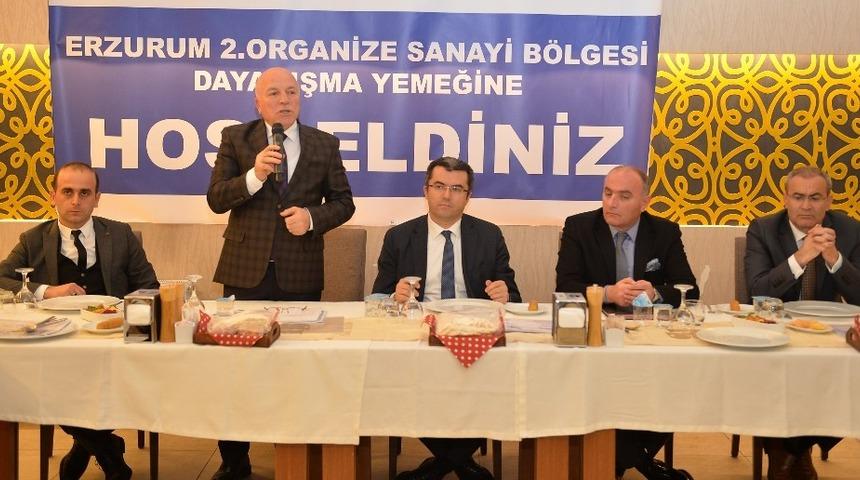 2 . OSB&rsquo;NİN dayanışma yemeğinde birlik mesajları verildi