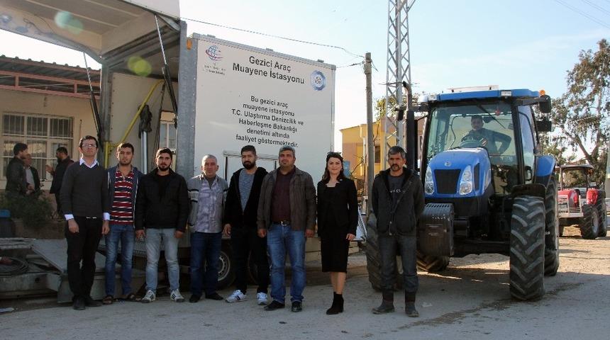 Çiftçilere araç muayene kolaylığı