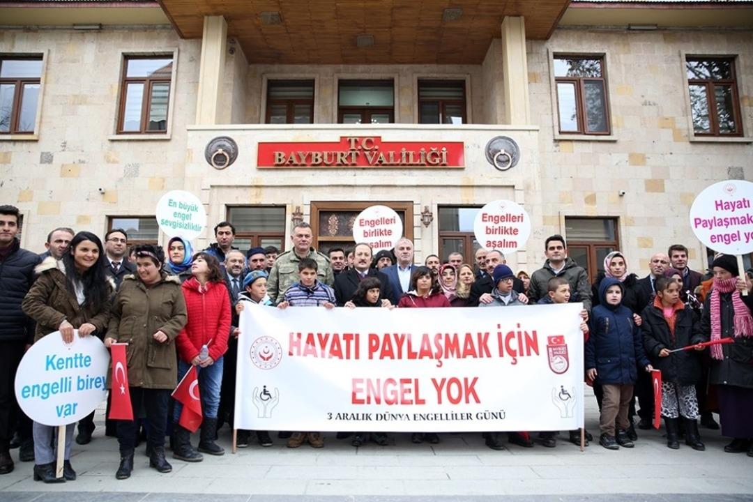 Bayburt&rsquo;ta farkındalık y&uuml;r&uuml;y&uuml;ş&uuml;