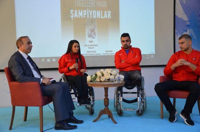 BÜ’den ‘Engelleri yıkan şampiyonlar’ paneli