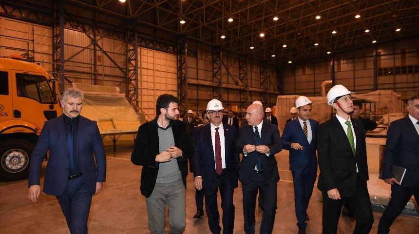 Aselsan Başkanı G&ouml;rg&uuml;n, Serbest B&ouml;lge&rsquo;yi inceledi