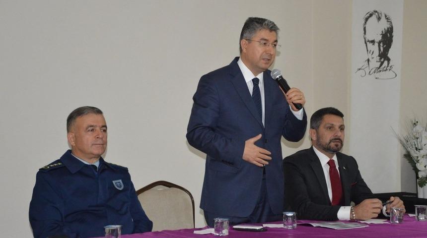 Sivrihisar&rsquo;da Aralık Ayı İl&ccedil;e G&uuml;venlik Toplantısı yapıldı