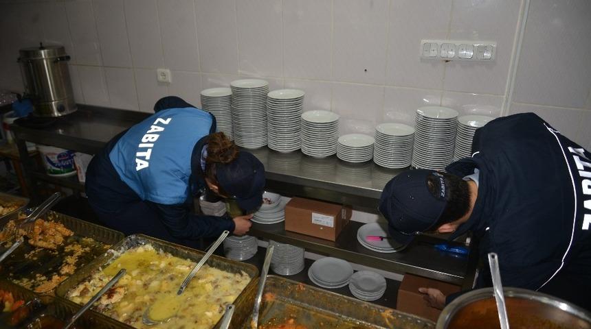 Zabıtadan lokanta ve fast food işletmelerinde denetim