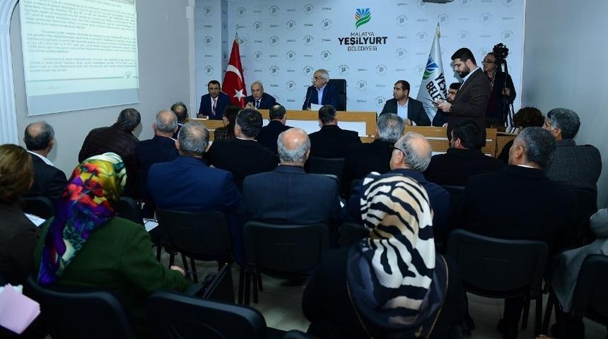 Yeşilyurt Belediye Meclisi aralık toplantısını yaptı