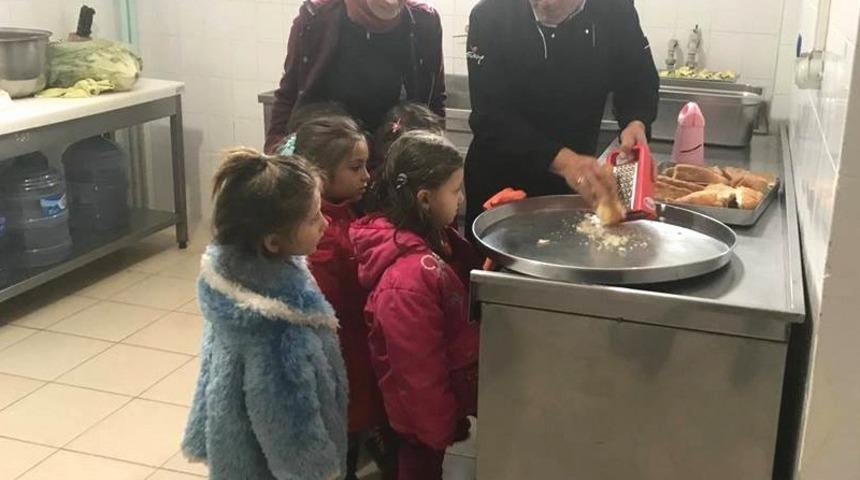 Sungurlu&rsquo;da &ouml;ğrenciler ekmeklerini israf etmeyecek