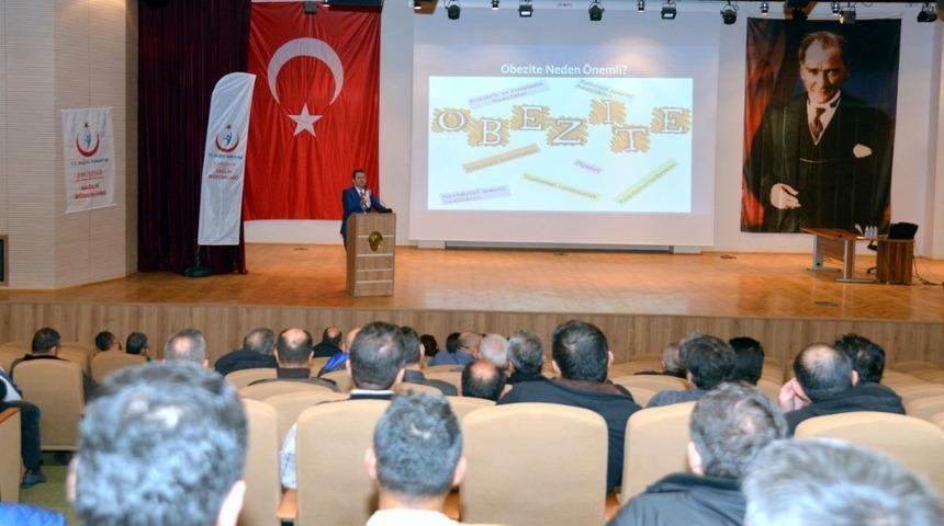 Eskişehir İl Emniyet M&uuml;d&uuml;rl&uuml;ğ&uuml; personeline obezite eğitimi