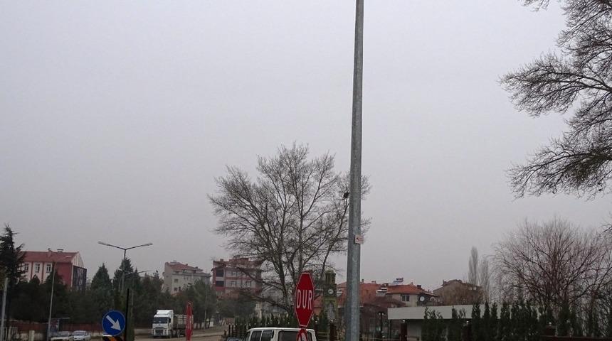 Hisarcık&rsquo;ta MOBESE kurulum &ccedil;alışmaları tamamlandı