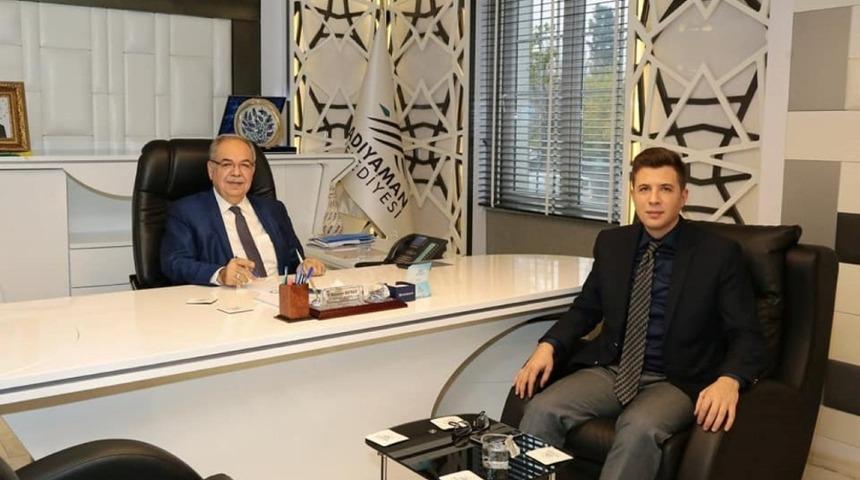 Tut Kaymakamı Kızılg&uuml;neş Başkan Kutlu ile bir araya geldi