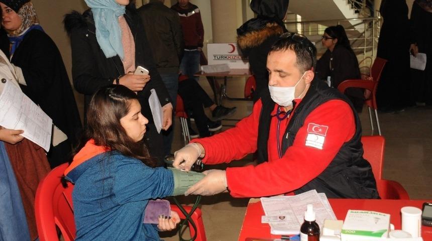 Kamp&uuml;ste Kan Bağışı kampanyası