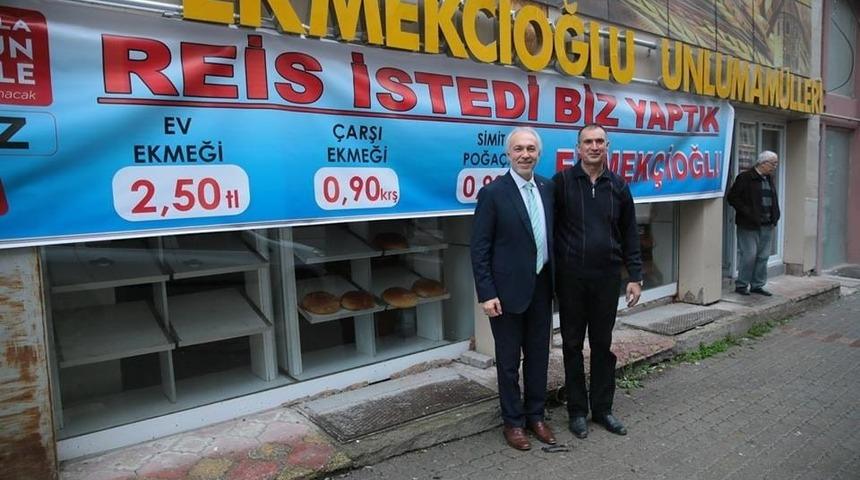 Başkan Sara&ccedil;oğlu&rsquo;ndan ekmek fiyatı indirimine destek