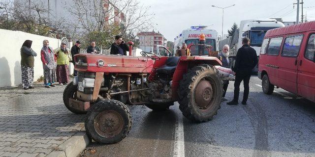 Bafra’da kaza: 1 yaralı