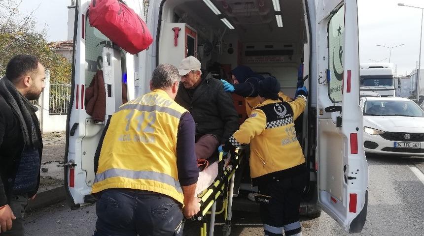 Bafra’da kaza: 1 yaralı