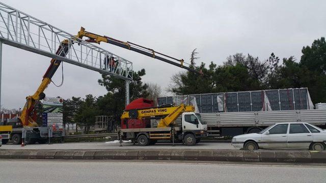 Şehir merkezine akıllı kavşak sistemleri kuruldu