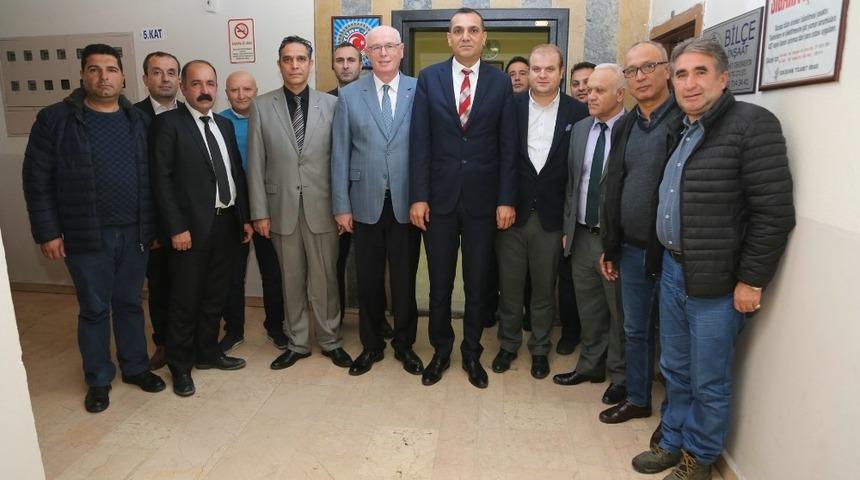 Başkan Kazım Kurt&rsquo;tan T&uuml;rk İş&rsquo;e ziyaret