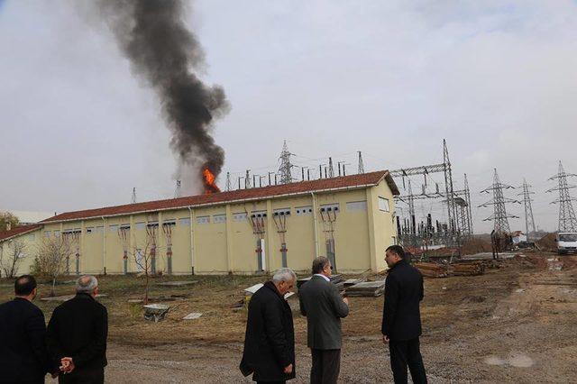 Organize sanayi bölgesinde trafo patladı, fabrikalarda üretim durdu