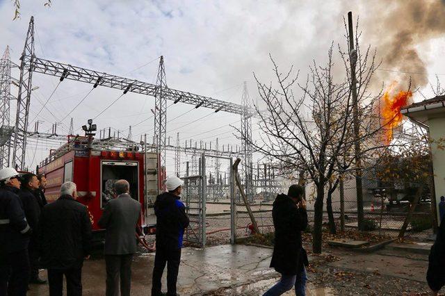 Organize sanayi bölgesinde trafo patladı, fabrikalarda üretim durdu