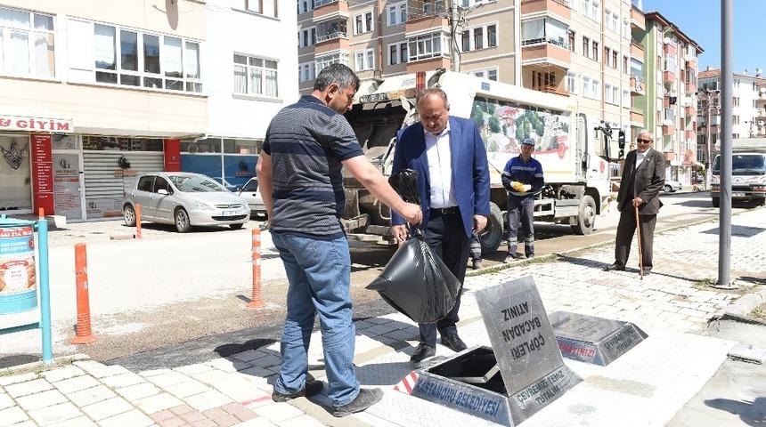 Kastamonu&rsquo;da t&uuml;m &ccedil;&ouml;p konteynırları yer altına alınacak