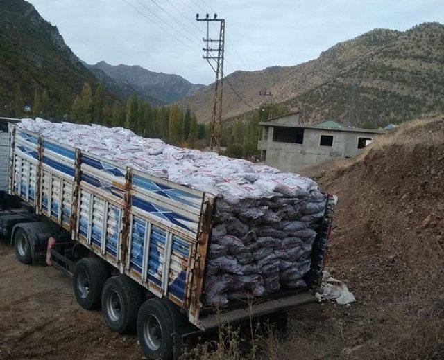 Beytüşşebap’ta kömür yardımı yapıldı