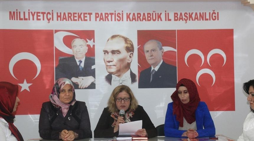 MHP Kadın Kolları İl Başkanlığı&rsquo;ndan &ldquo;Kadın Hakları G&uuml;n&uuml;&rdquo; a&ccedil;ıklaması
