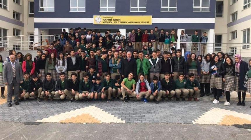 Kaymakam Duru lise &ouml;ğrencileriyle buluştu
