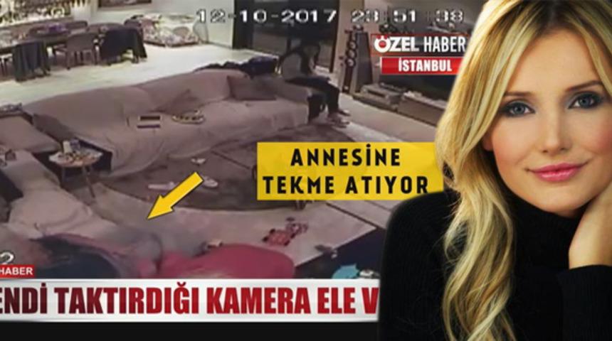 Meral Kaplan annesini ve kardeşini tekme tokat d&ouml;vd&uuml;! O anlar kamerada... 