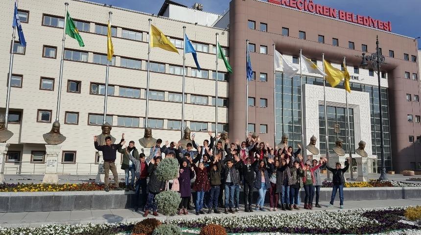 Muş&rsquo;tan gelen &ouml;ğrenciler Ke&ccedil;i&ouml;ren&rsquo;e hayran kaldılar